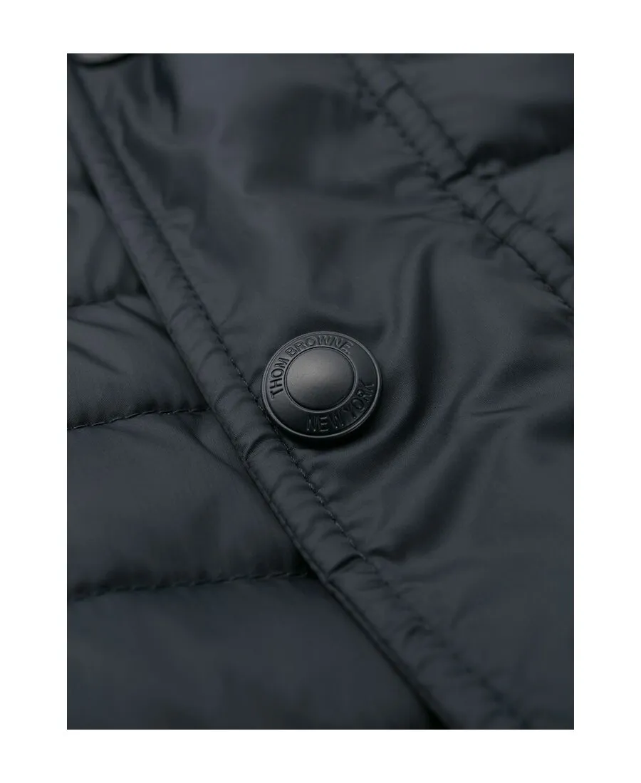 4-Bar Hooded Down Coat
