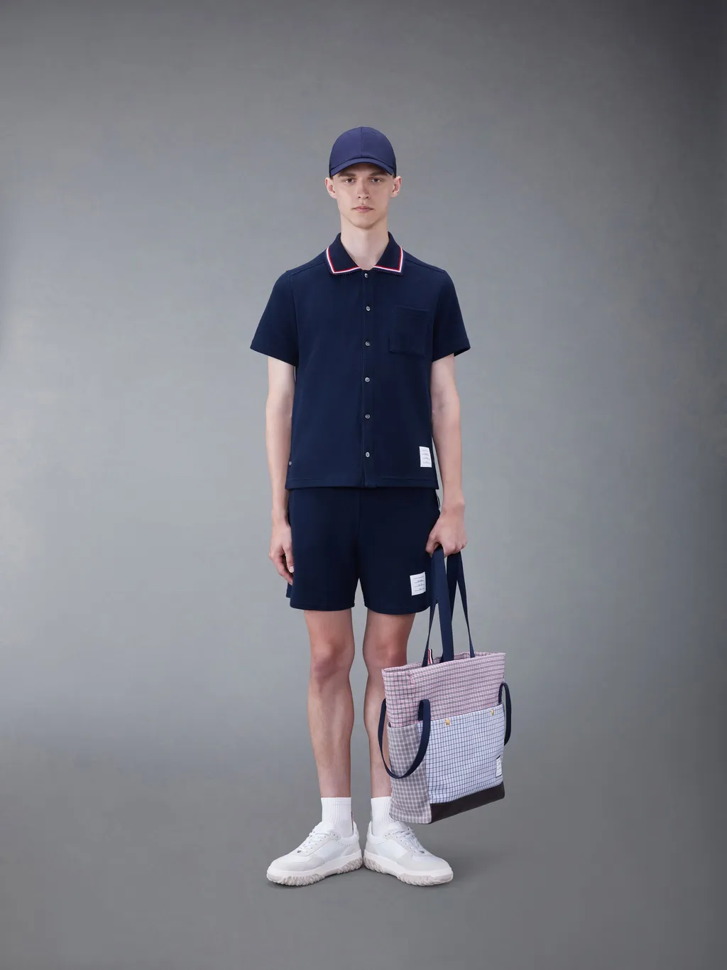 Rwb Stripe-Trimmed Drawstring Track Shorts