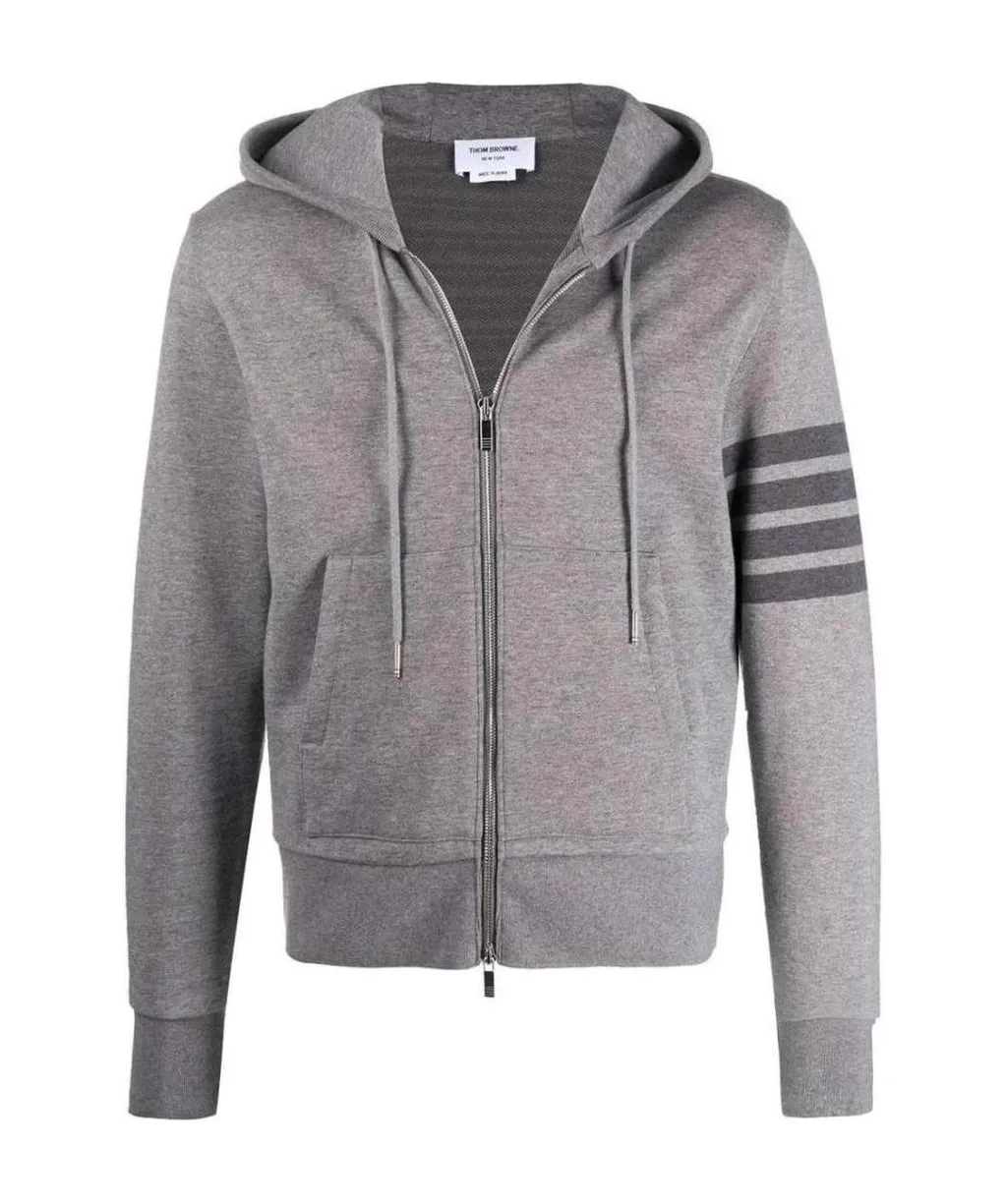 Tonal 4-Bar Hooded Jacket