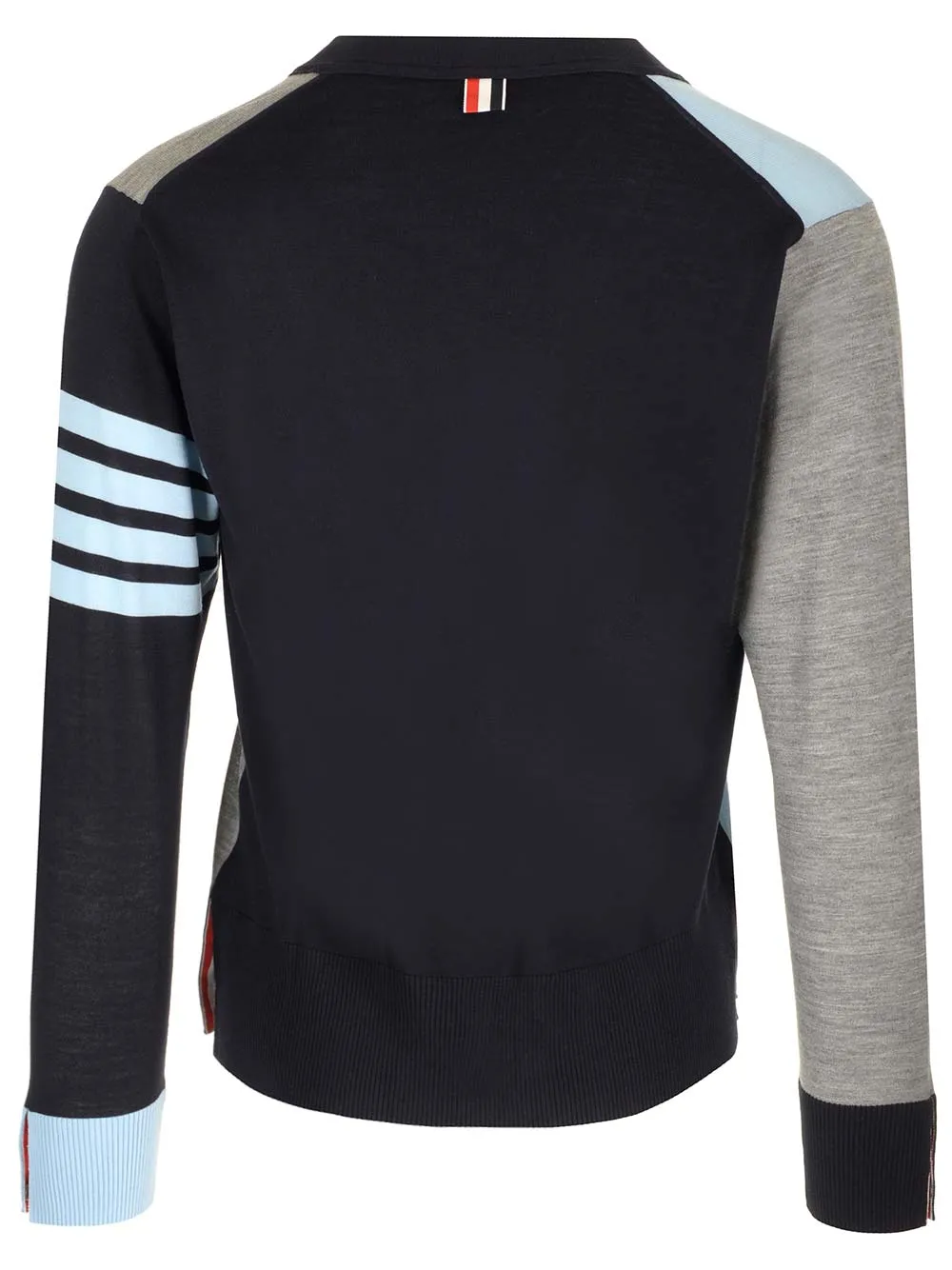 Colour-Block Knit Cardigan