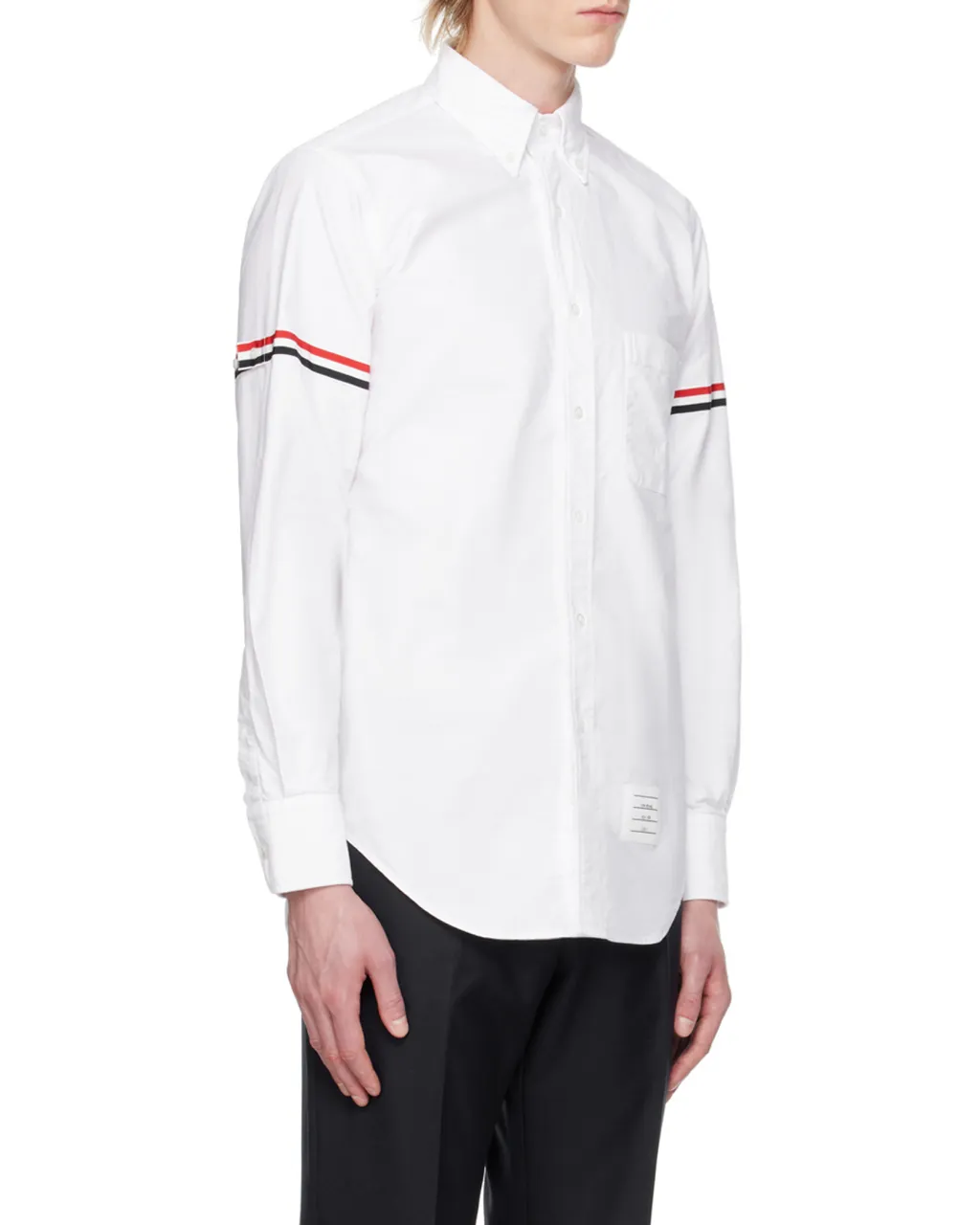 Stripe Detailed Long-Sleeved Shirt