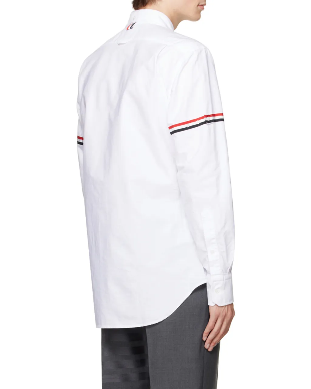 Stripe Detailed Long-Sleeved Shirt