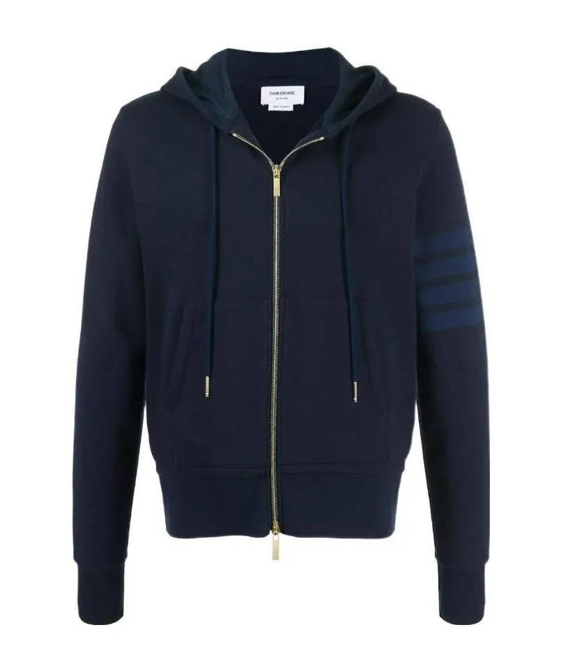 Tonal 4-Bar Hooded Jacket