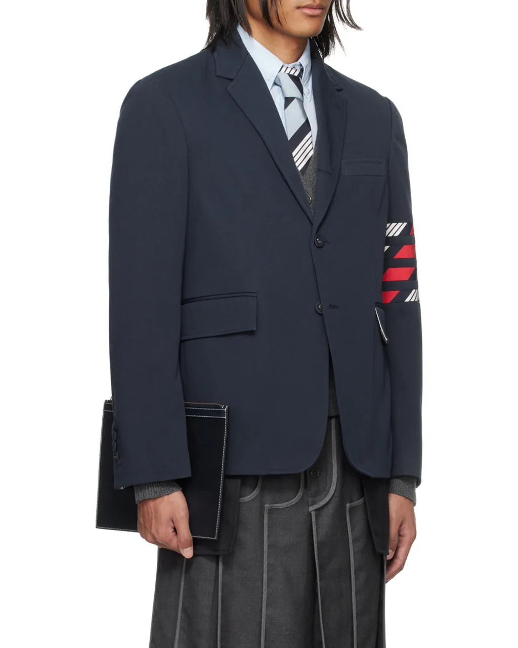 4-Bar Single-Breasted Blazer