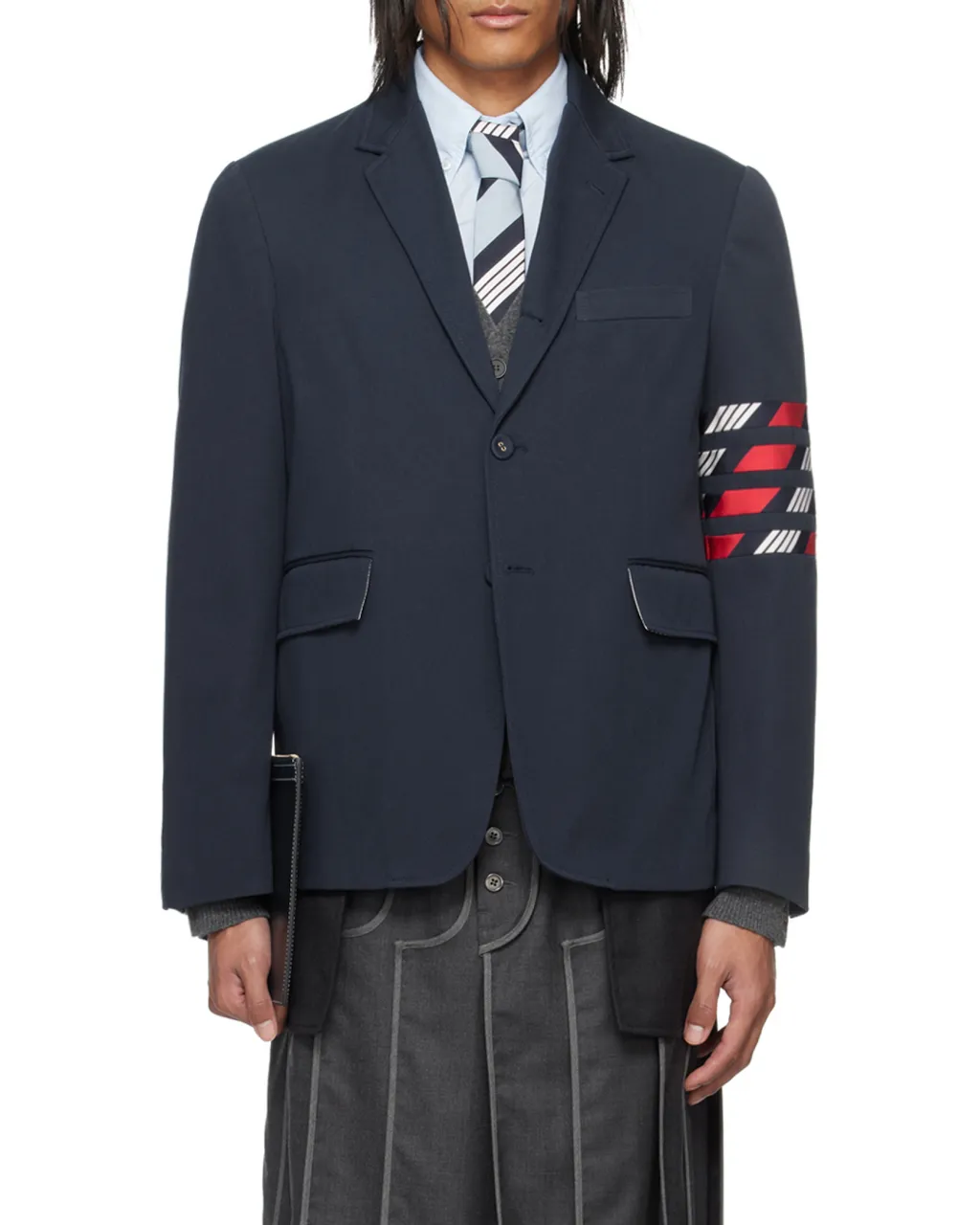 4-Bar Single-Breasted Blazer