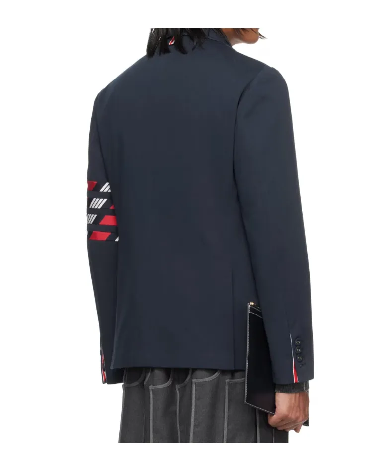 4-Bar Single-Breasted Blazer