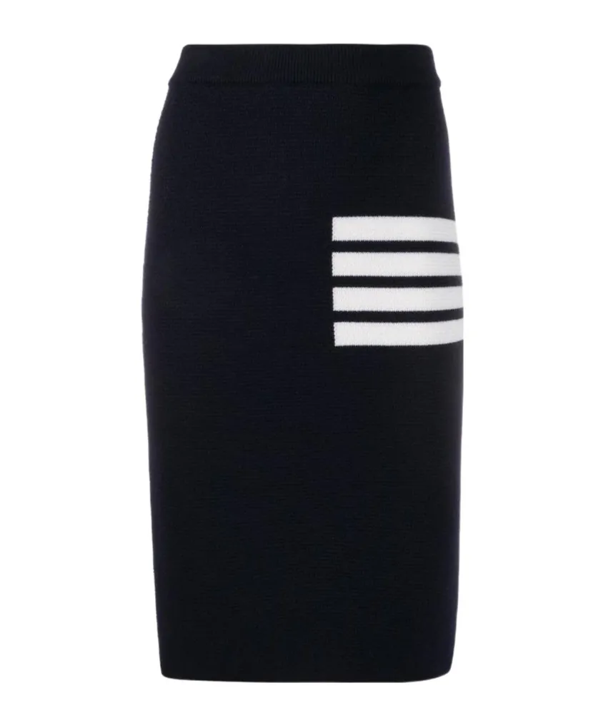 4-Bar Fitted Skirt