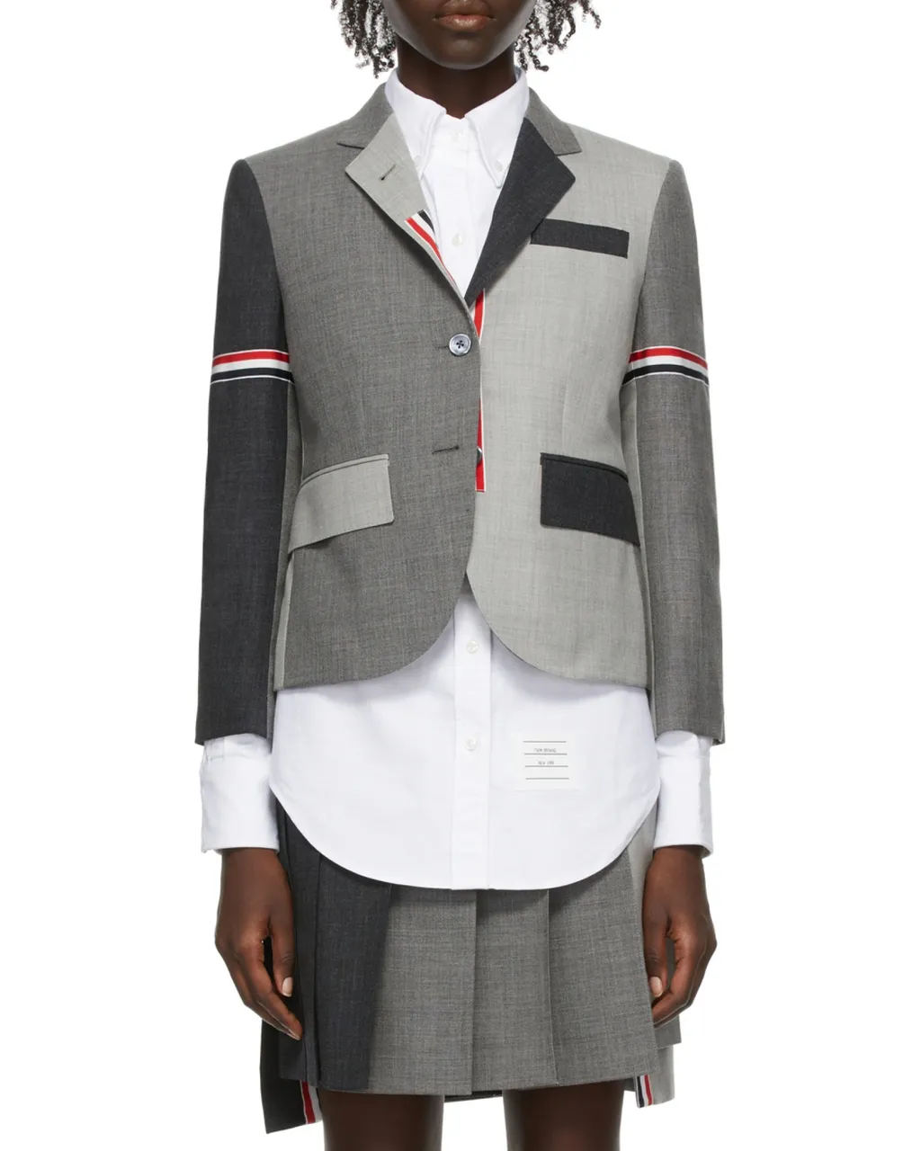 Fun-Mix Panelled Blazer
