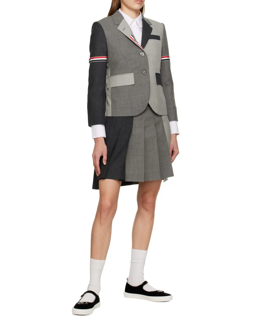 Fun-Mix Panelled Blazer