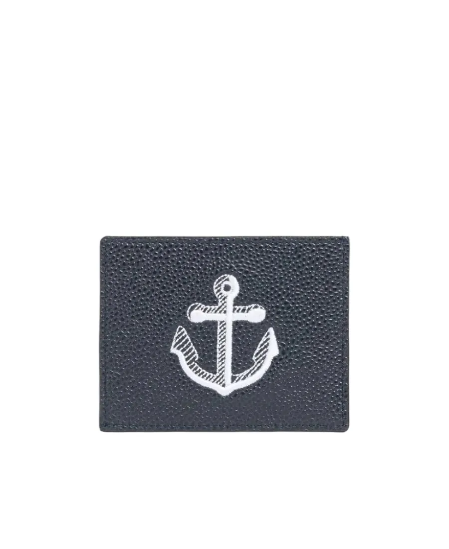 Anchor Embroidered Cardholder