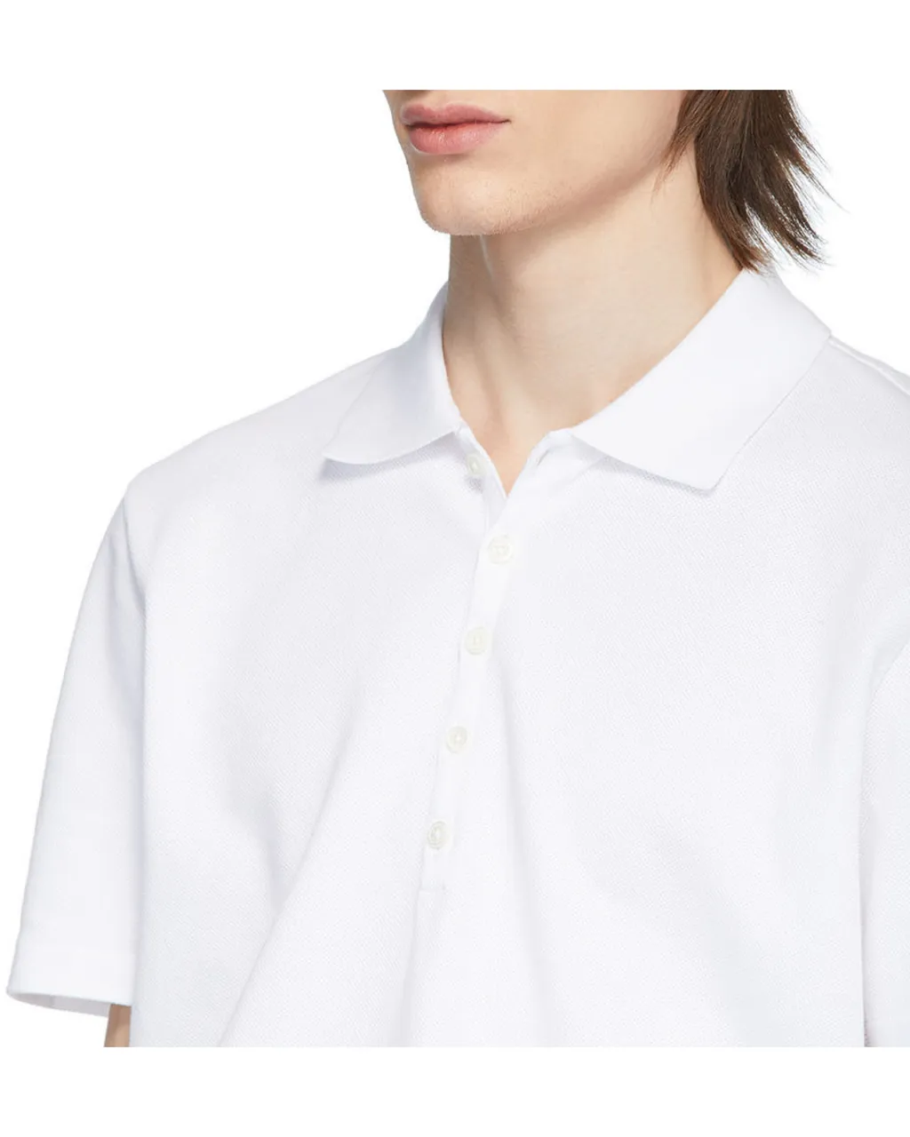 Stripe Detailed Short Sleeved Polo Shirt