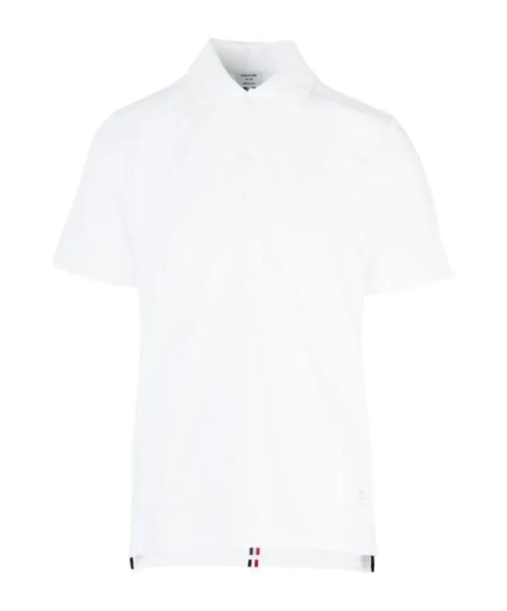 Stripe Detailed Short Sleeved Polo Shirt