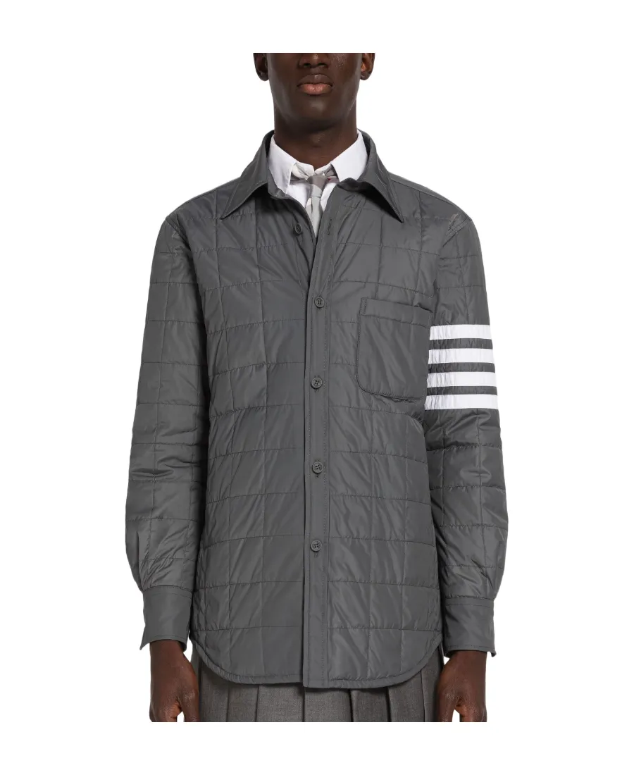 4-Bar Padded Shirt Jacket