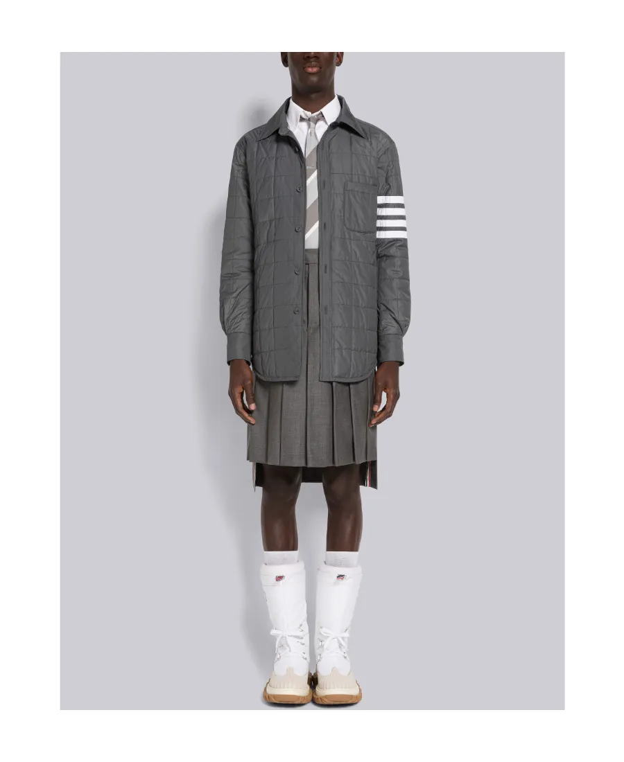 4-Bar Padded Shirt Jacket
