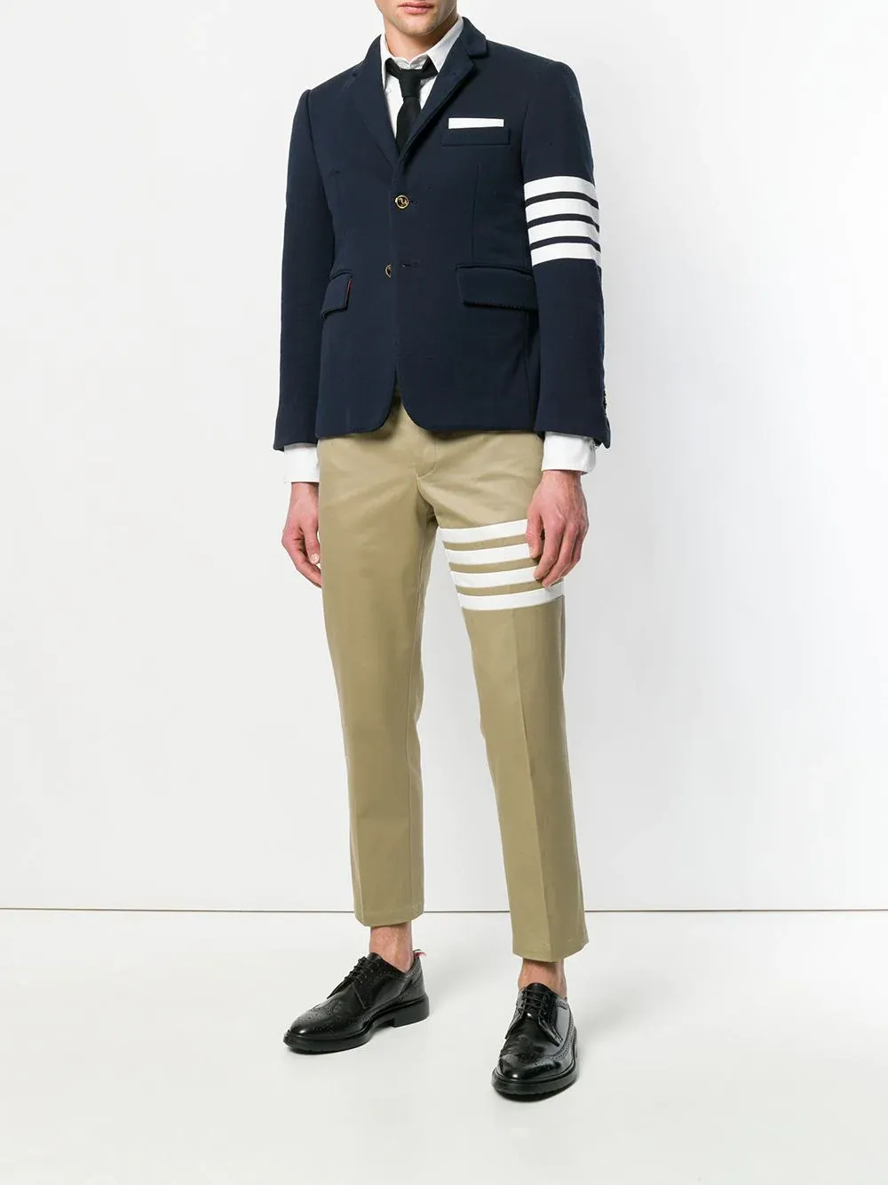 4-Bar Stripe Chino Trousers