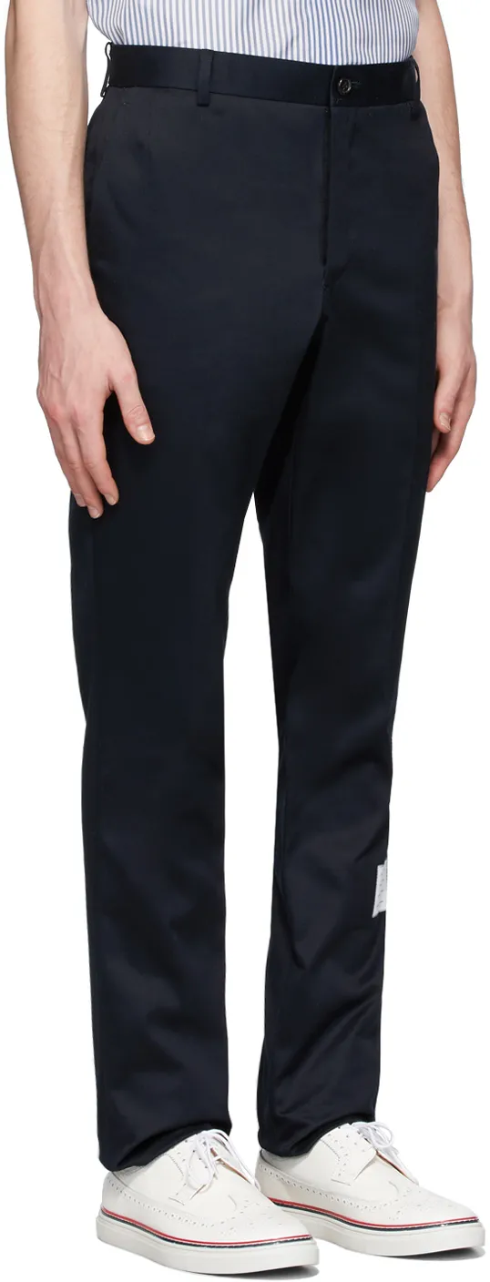 Logo Patch Chino Pants