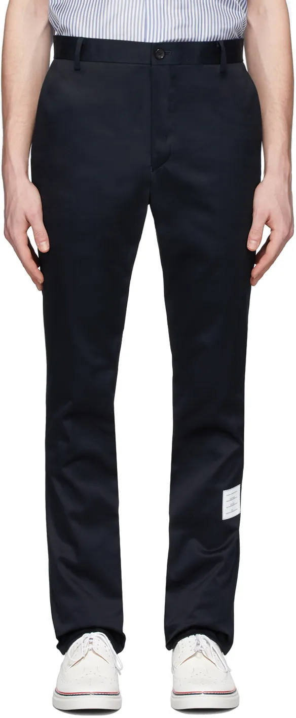 Logo Patch Chino Pants