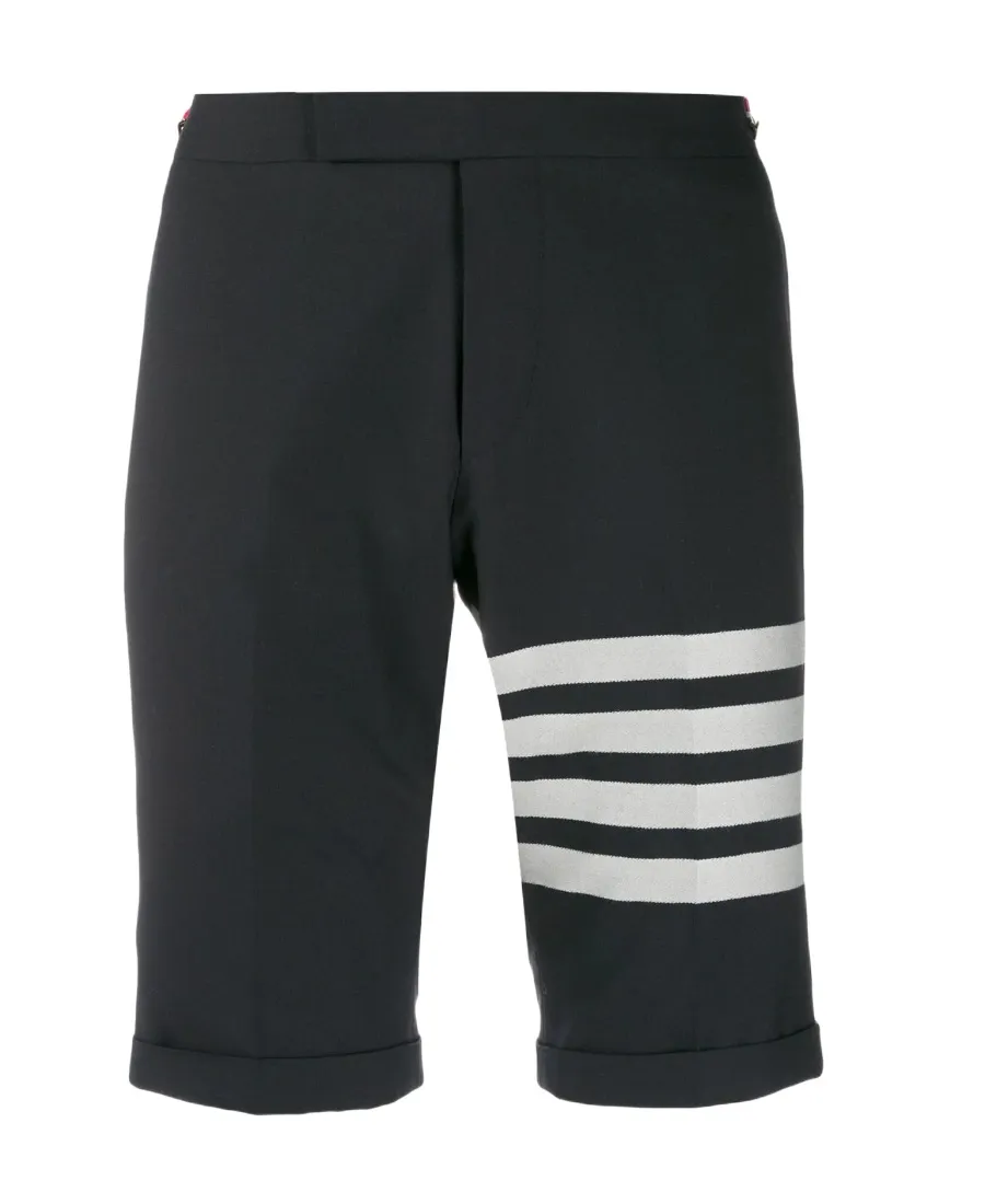 4 Bar Print Shorts