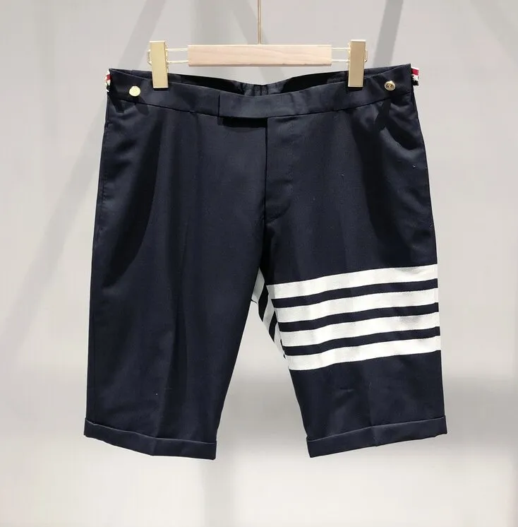 4 Bar Print Shorts