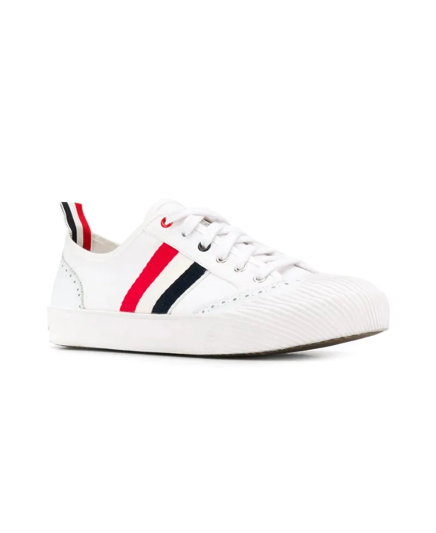 Canvas Brogue Sneakers