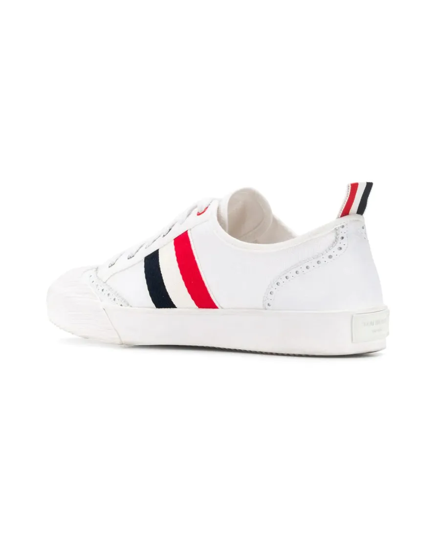 Canvas Brogue Sneakers
