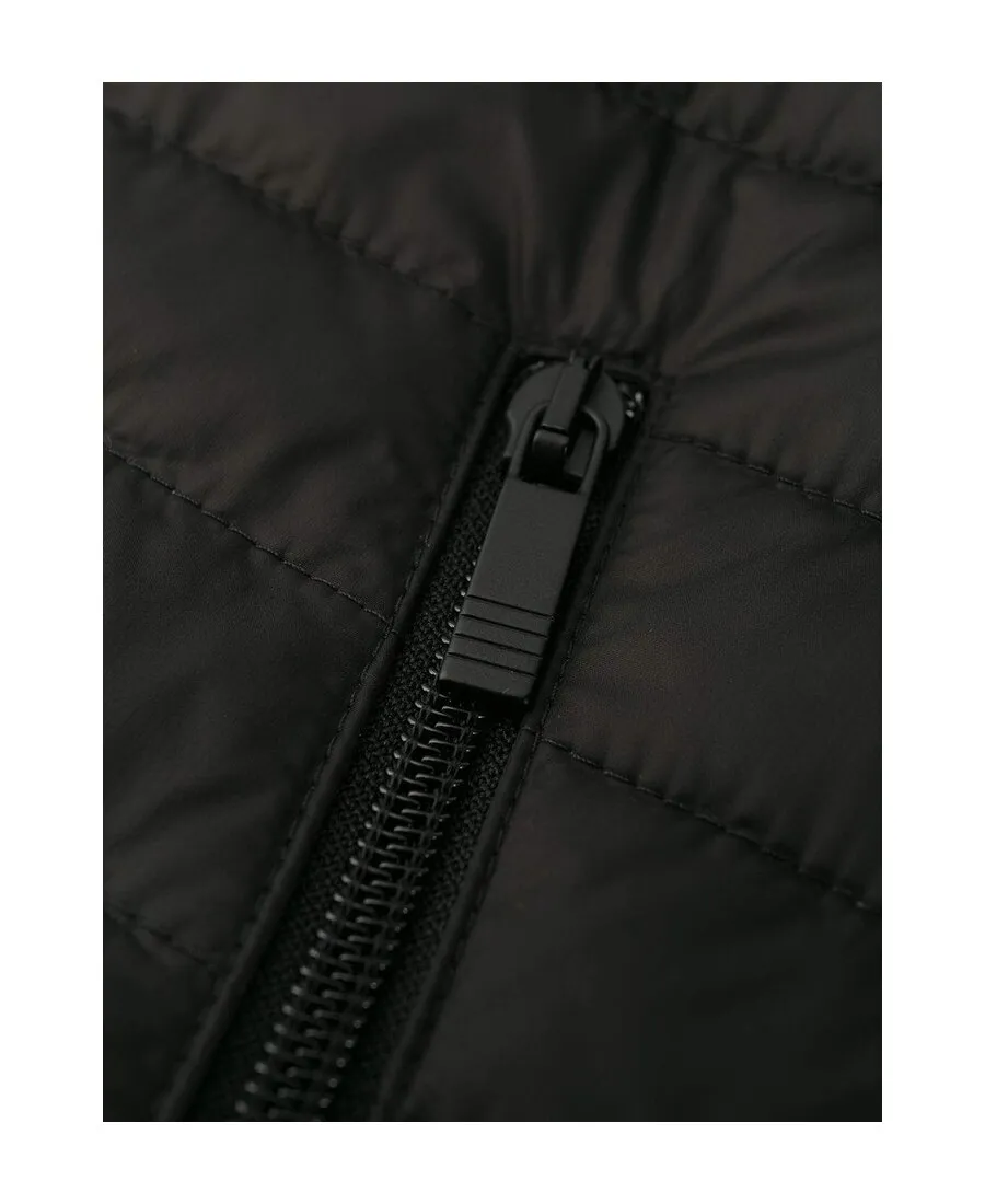 4-Bar Hooded Down Coat