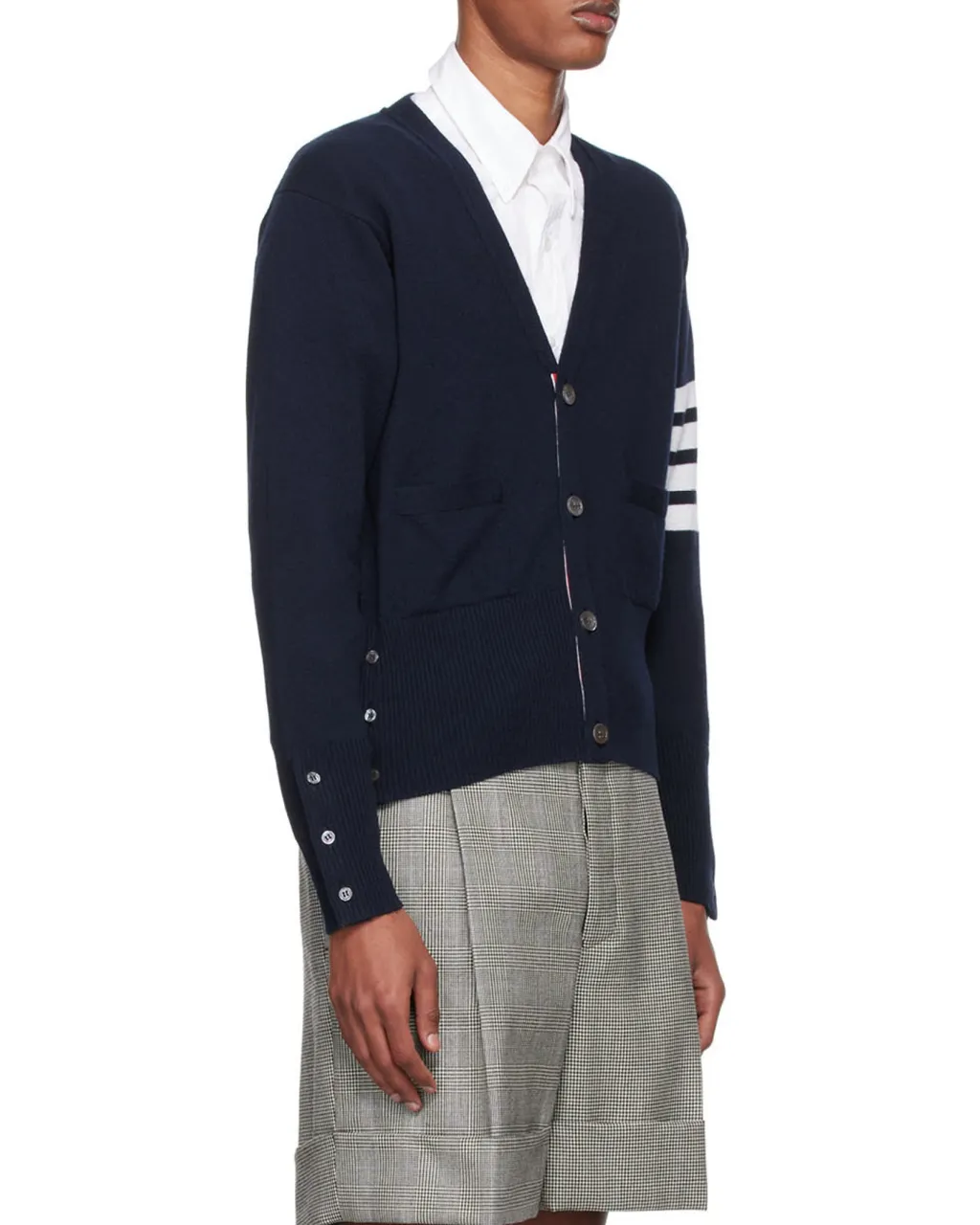 4-Bar Stripe Cardigan