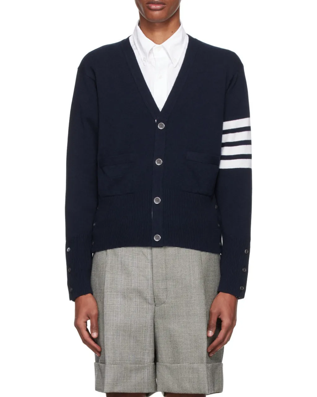 4-Bar Stripe Cardigan