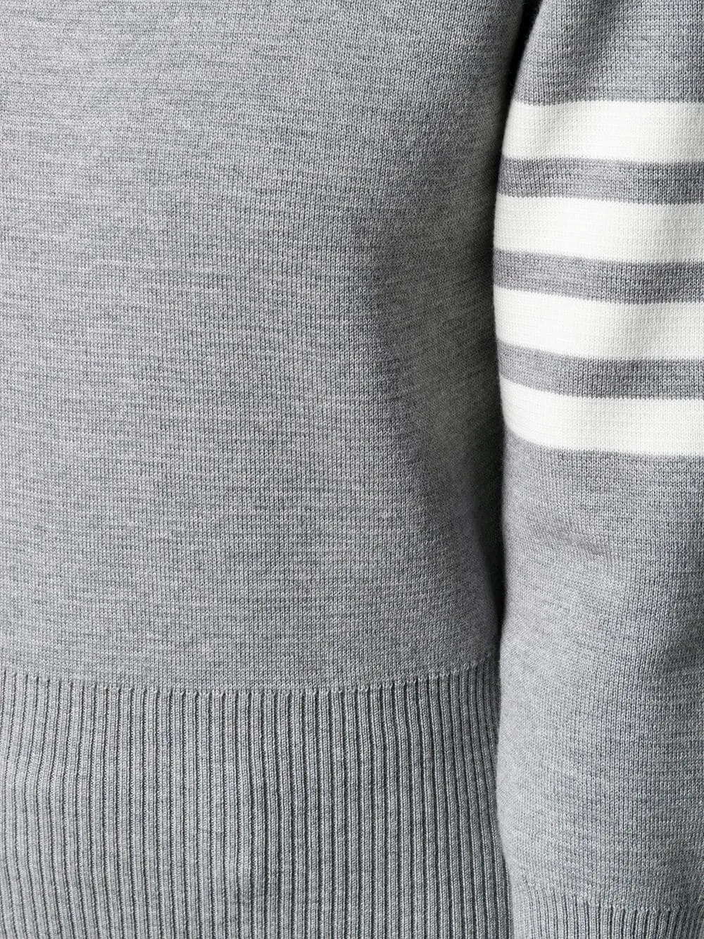 4-Bar Crewneck Knit Sweater