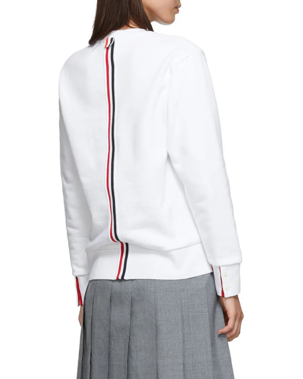Rwb-Striped Crewneck Sweatshirt