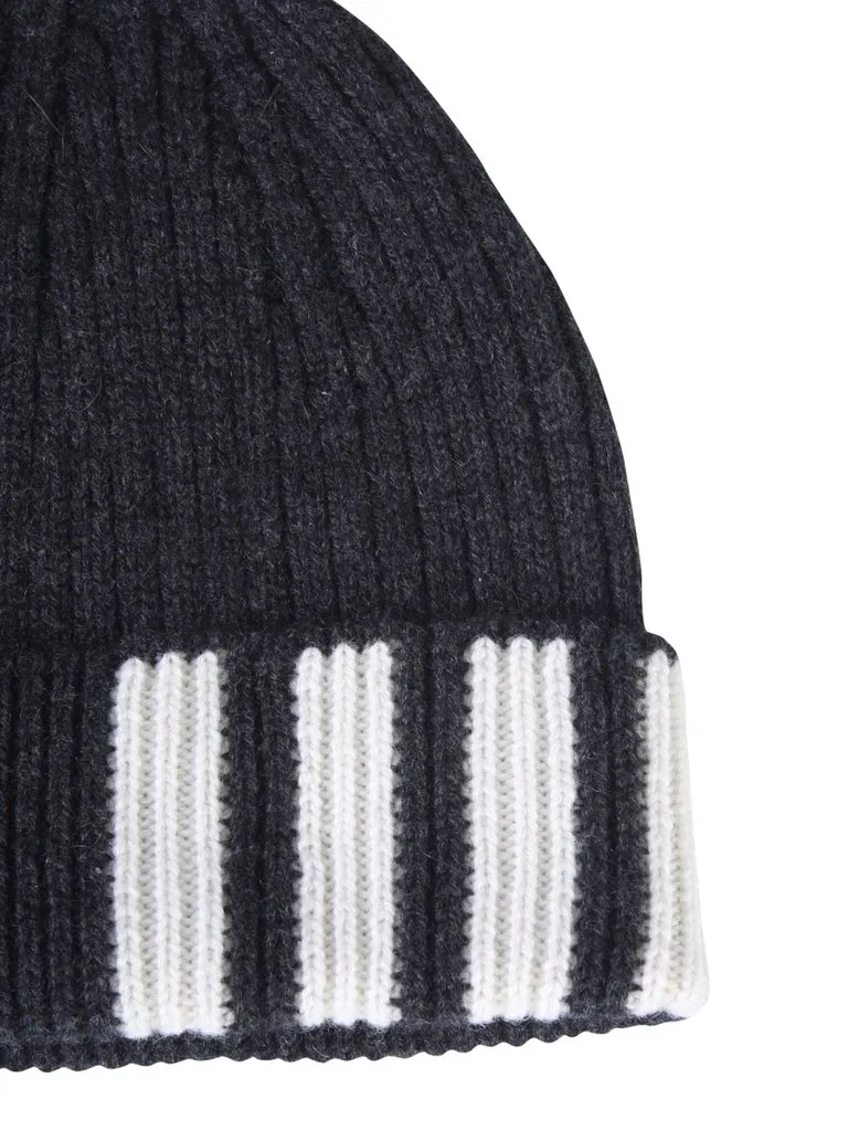 4-Bar Knitted Beanie