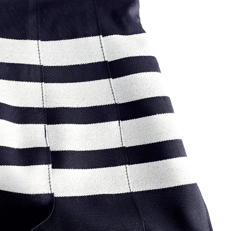 Pleated Asymmetric Midi Skirt