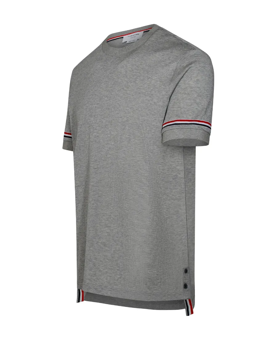 Stripe Detailed Crewneck T-Shirt