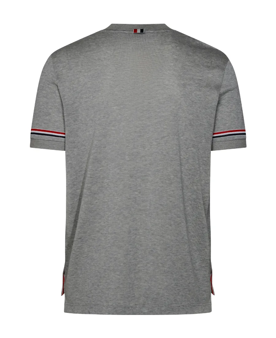 Stripe Detailed Crewneck T-Shirt