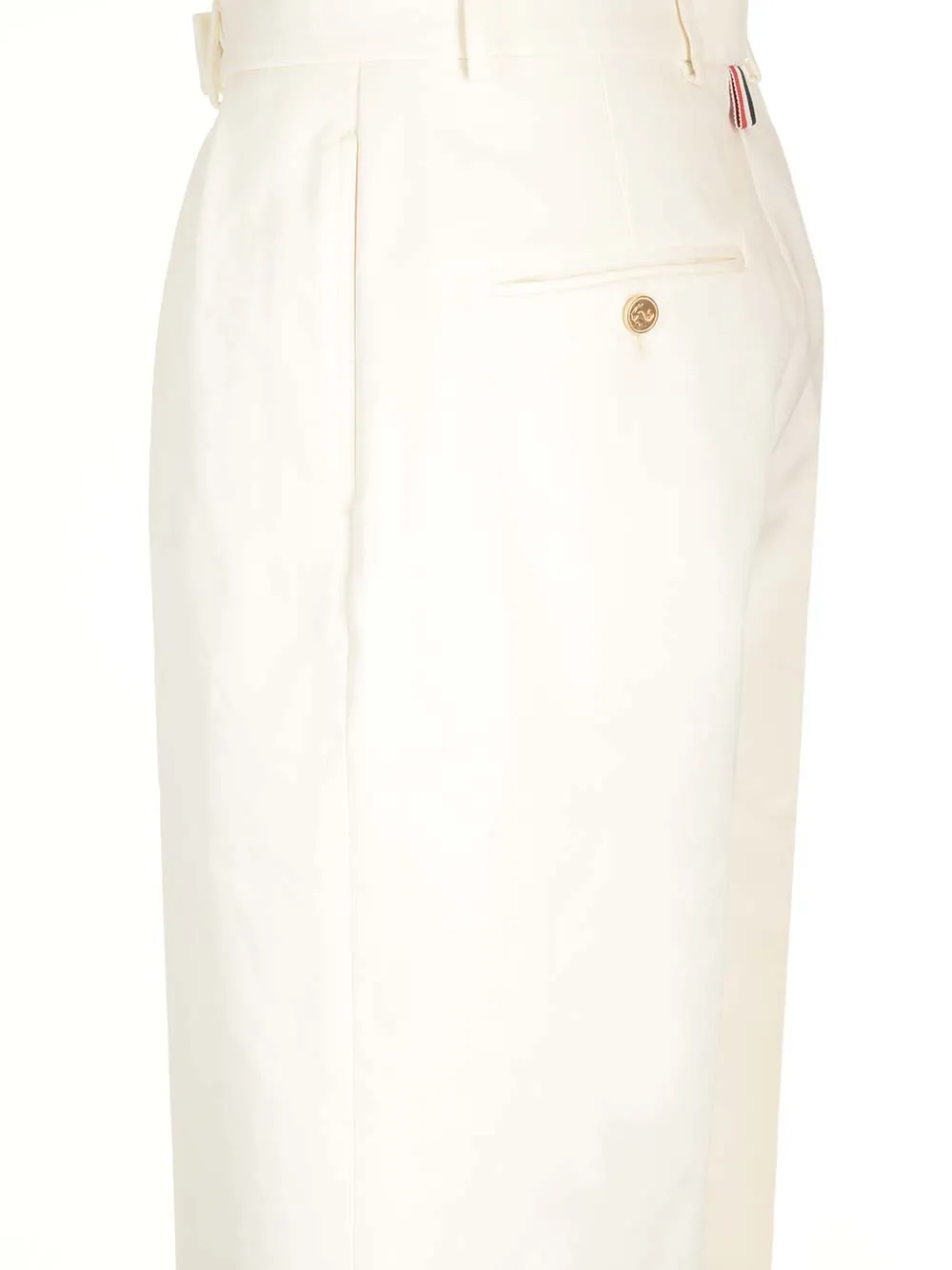 Straight Leg Pleated Pants