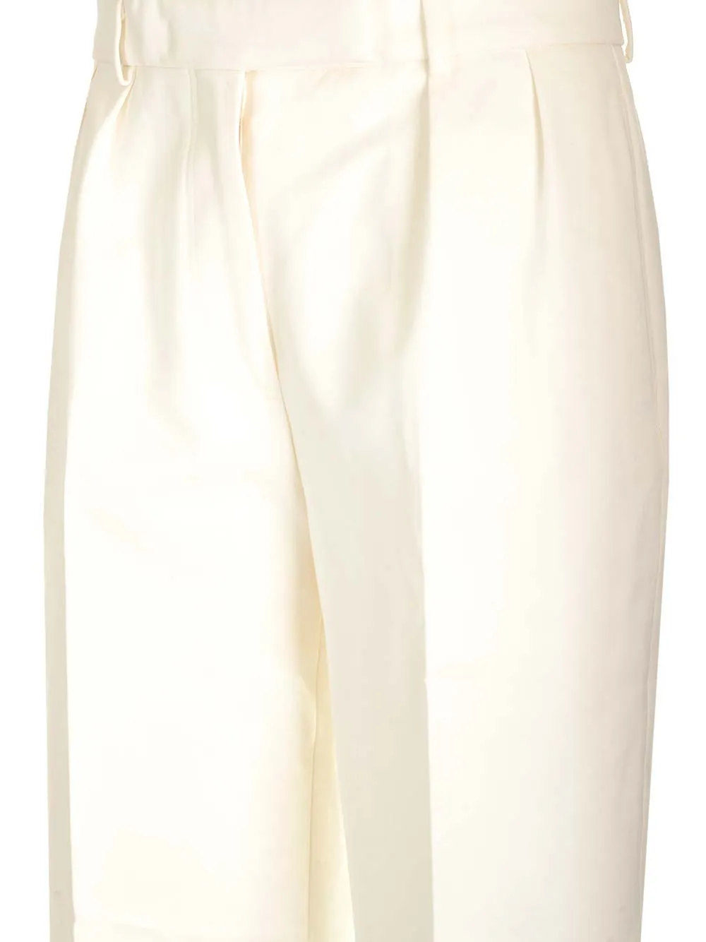 Straight Leg Pleated Pants