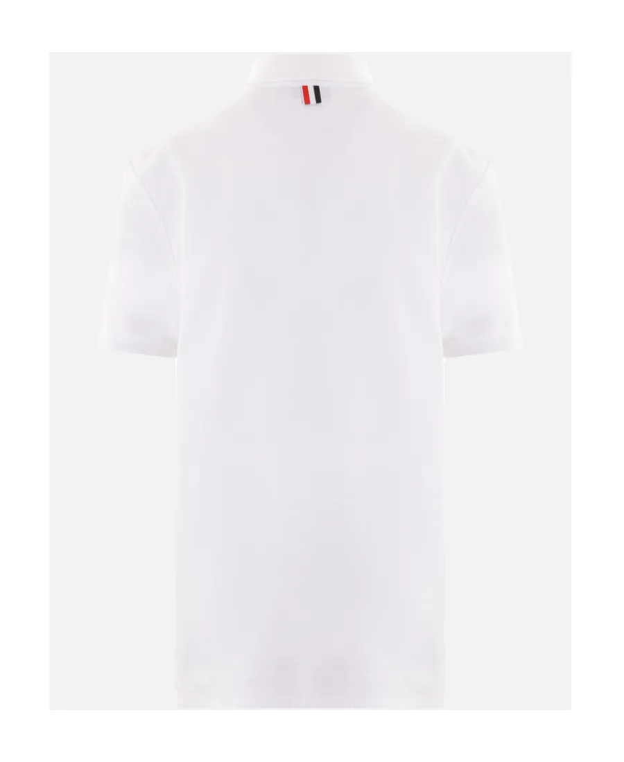 Rwb Striped Short-Sleeved Polo Shirt