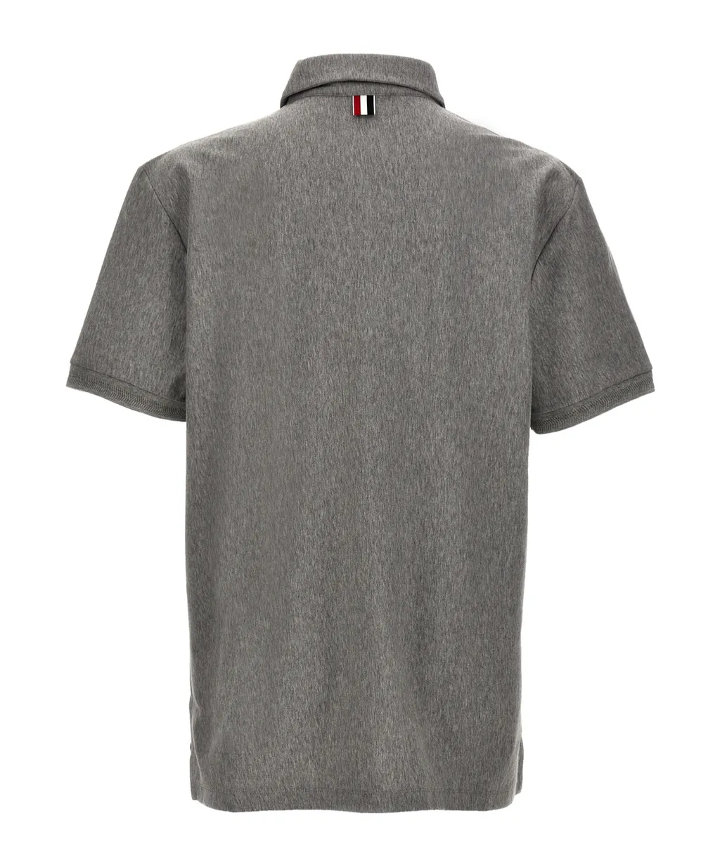 Rwb Striped Short-Sleeved Polo Shirt