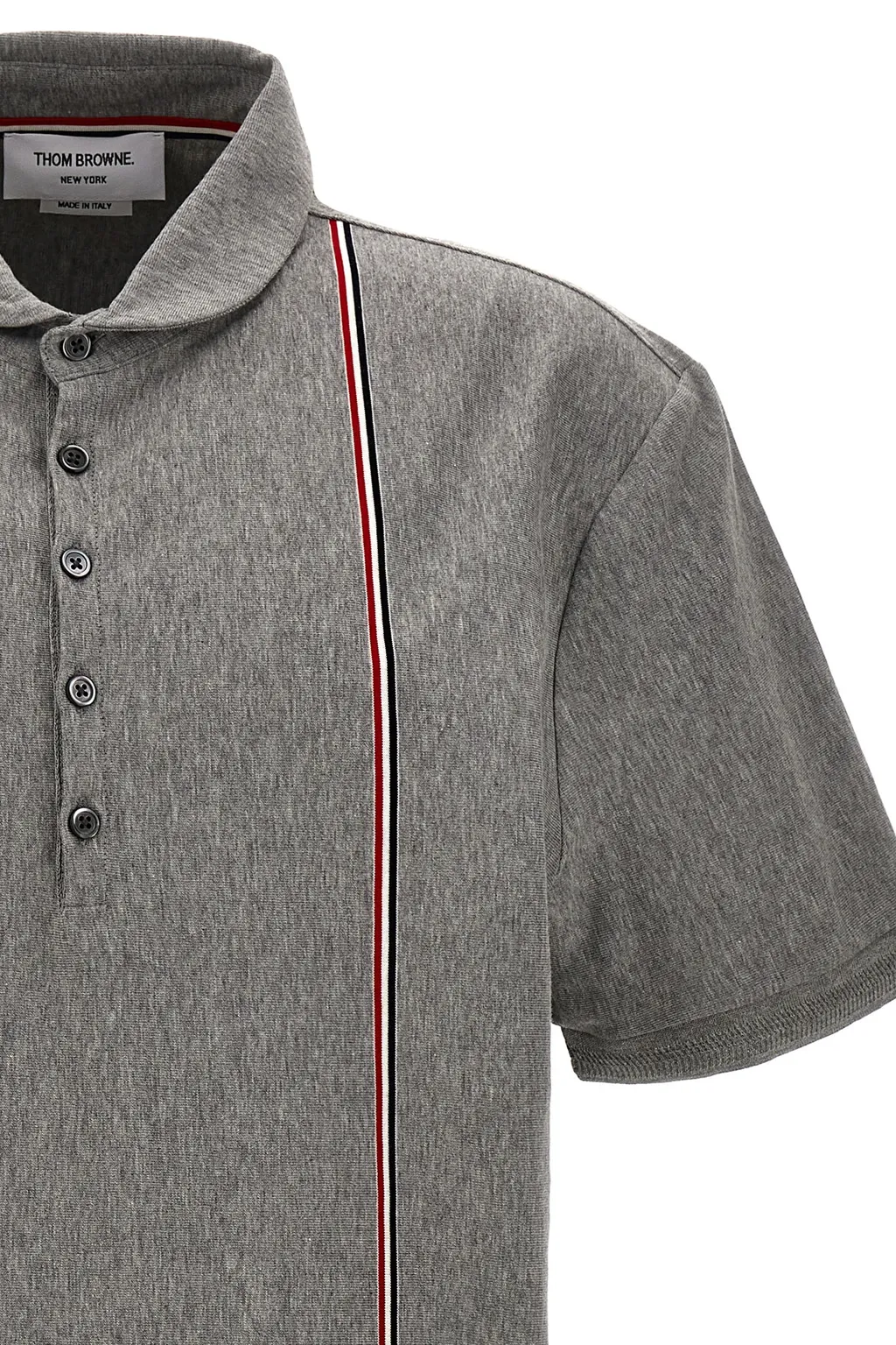 Rwb Striped Short-Sleeved Polo Shirt