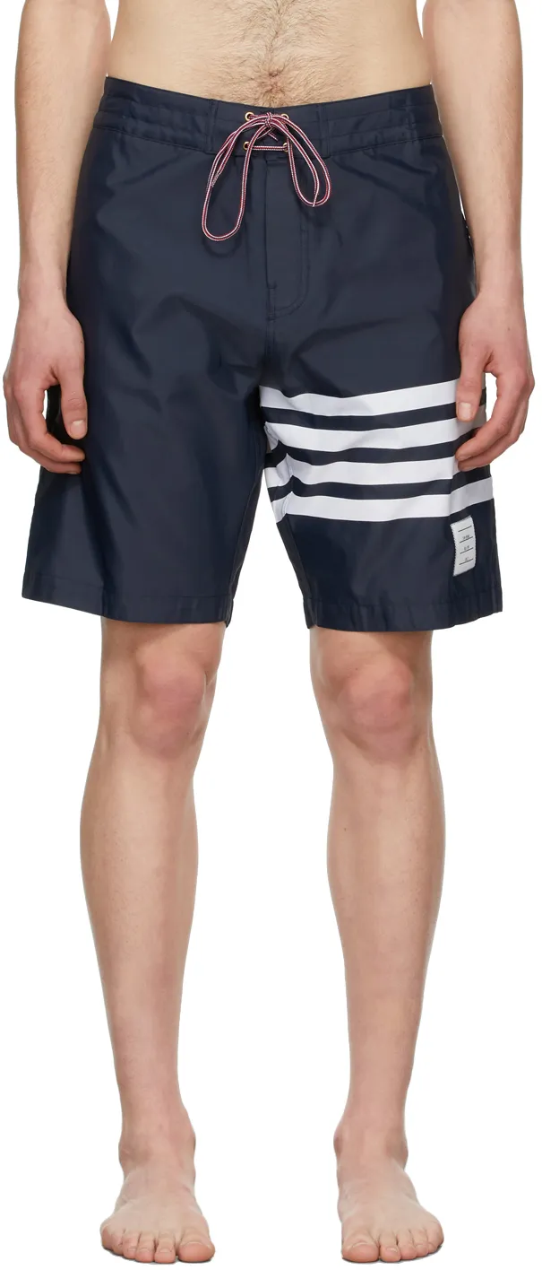 4-Bar Drawstring Shorts