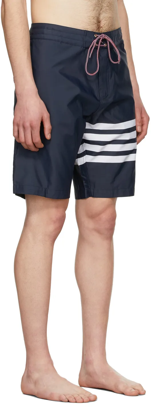 4-Bar Drawstring Shorts