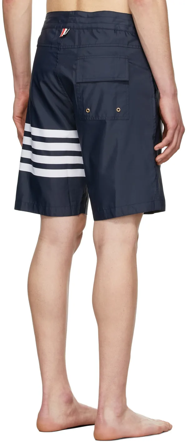 4-Bar Drawstring Shorts