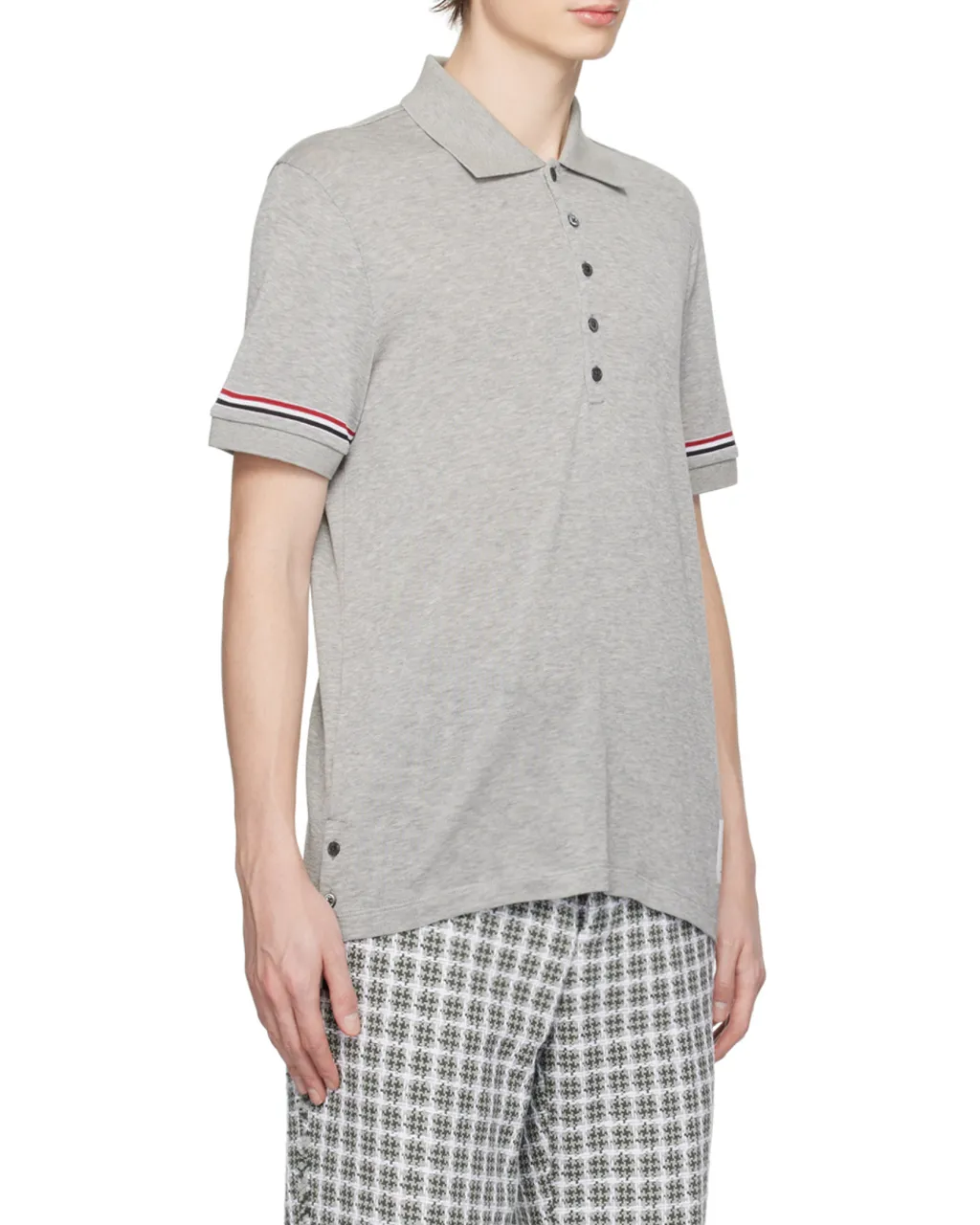 Rwb Striped Short-Sleeved Polo Shirt