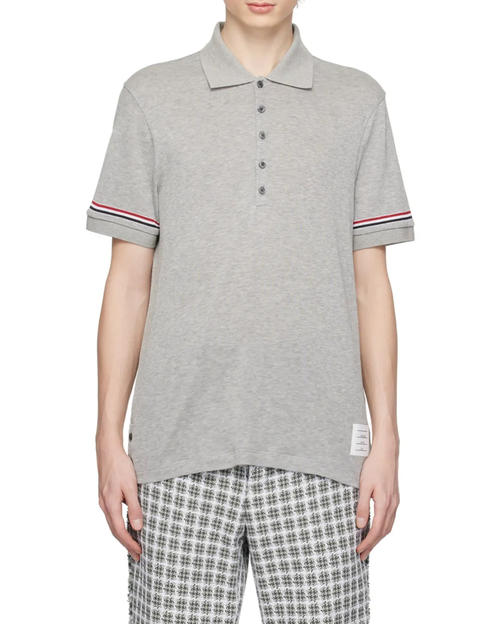 Rwb Striped Short-Sleeved Polo Shirt