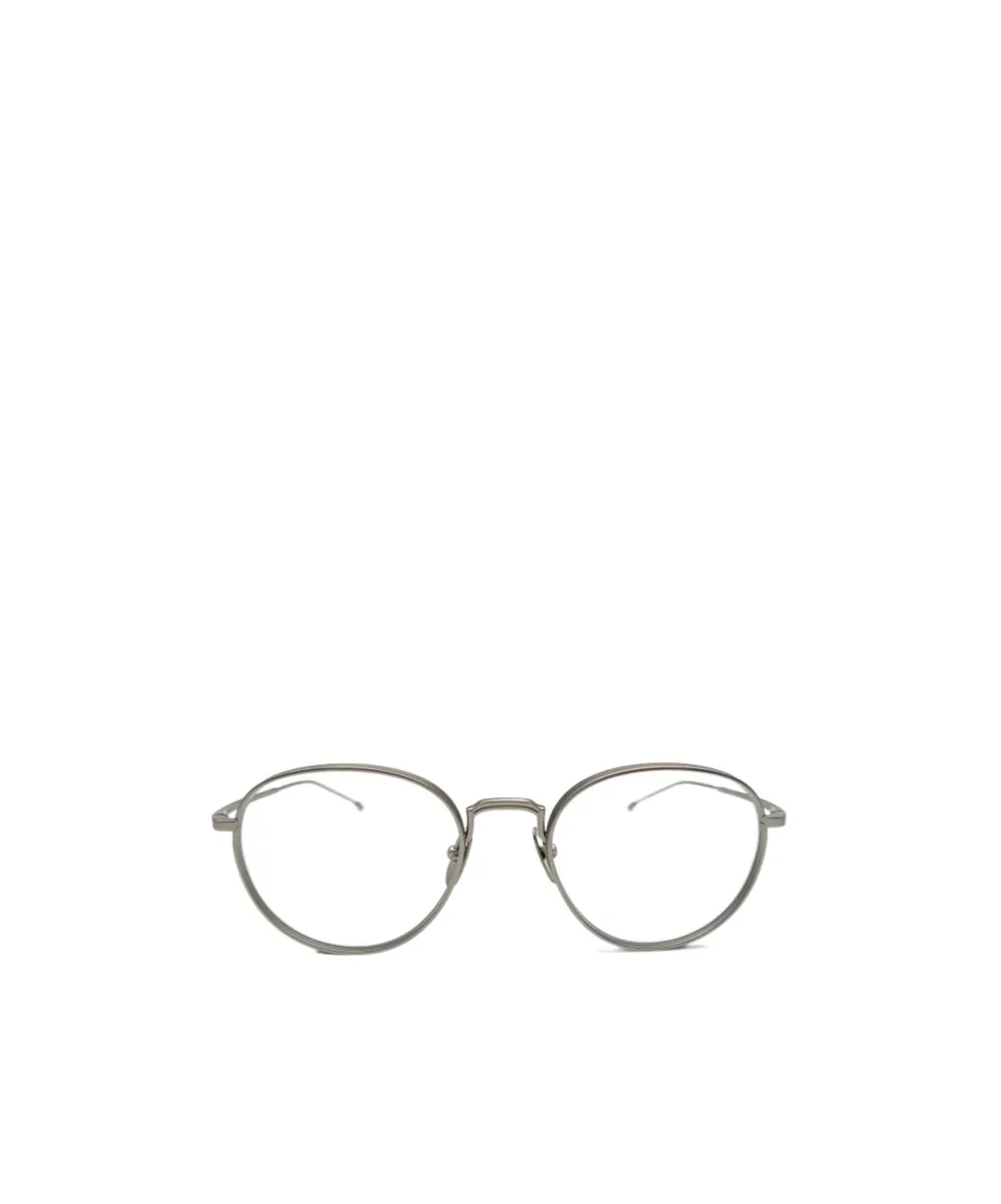Polished Round Frame Glasses