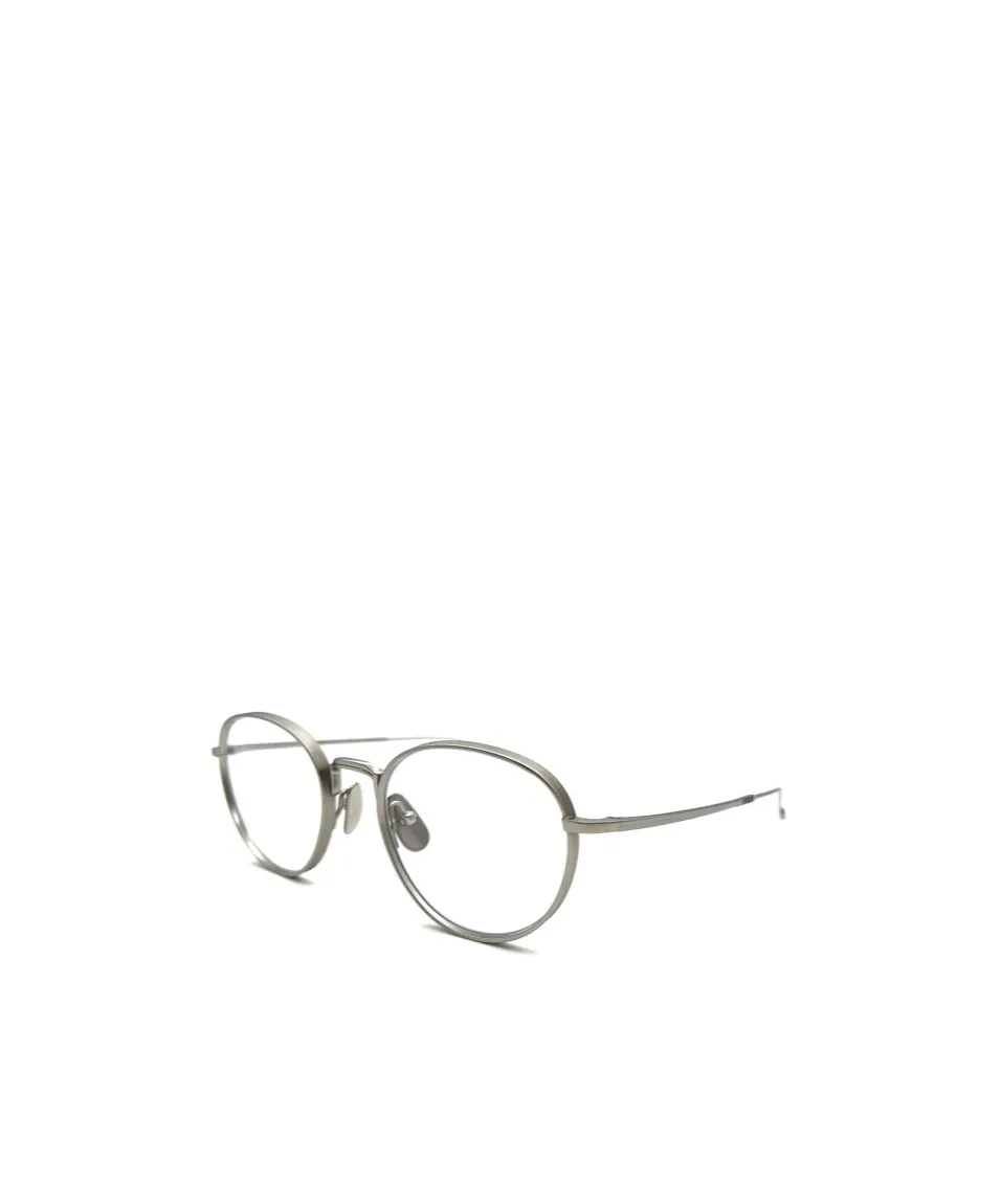 Polished Round Frame Glasses