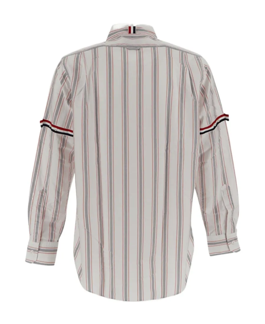 Stripe Detailed Button-Up Shirt