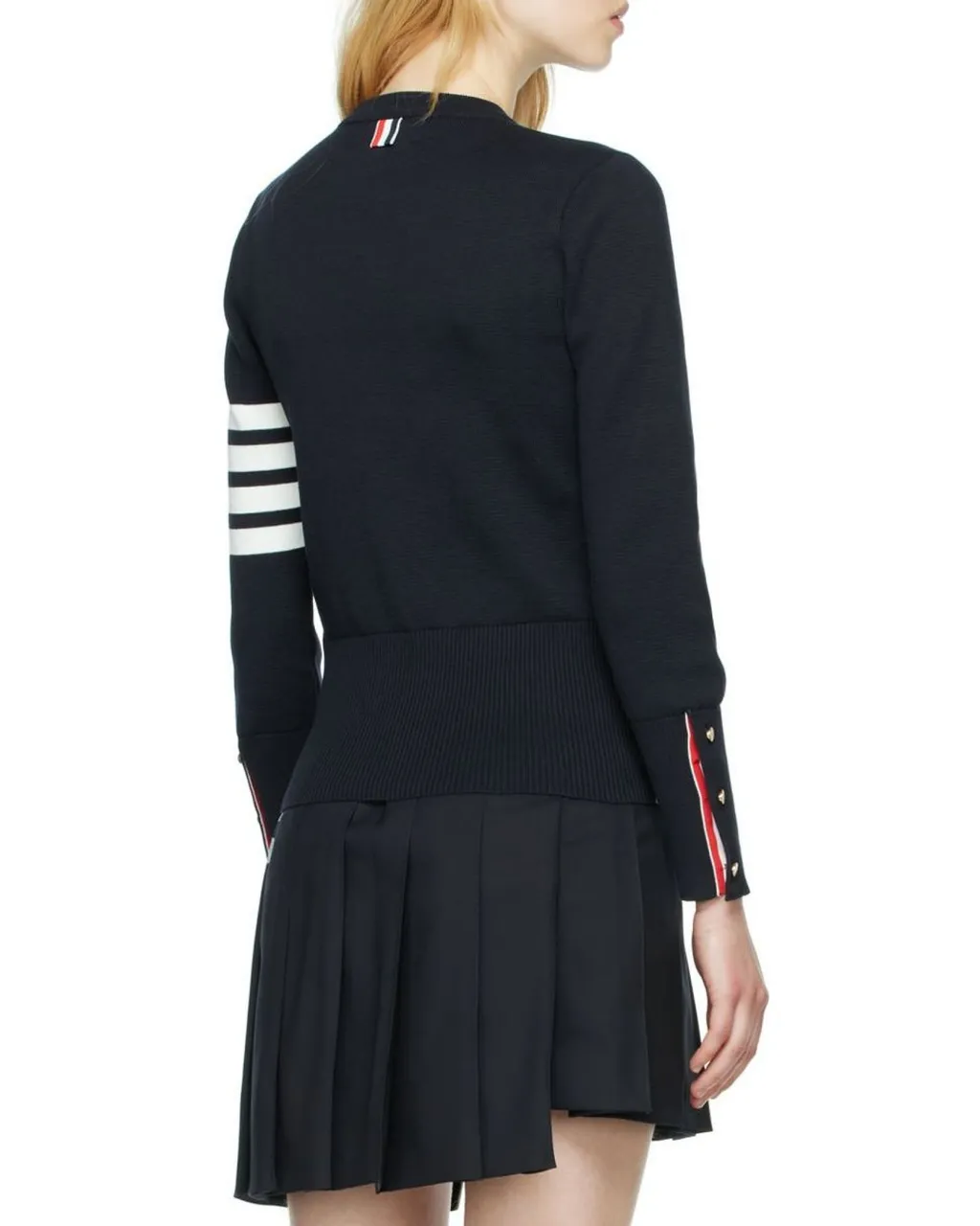 4-Bar Crewneck Knitted Jumper