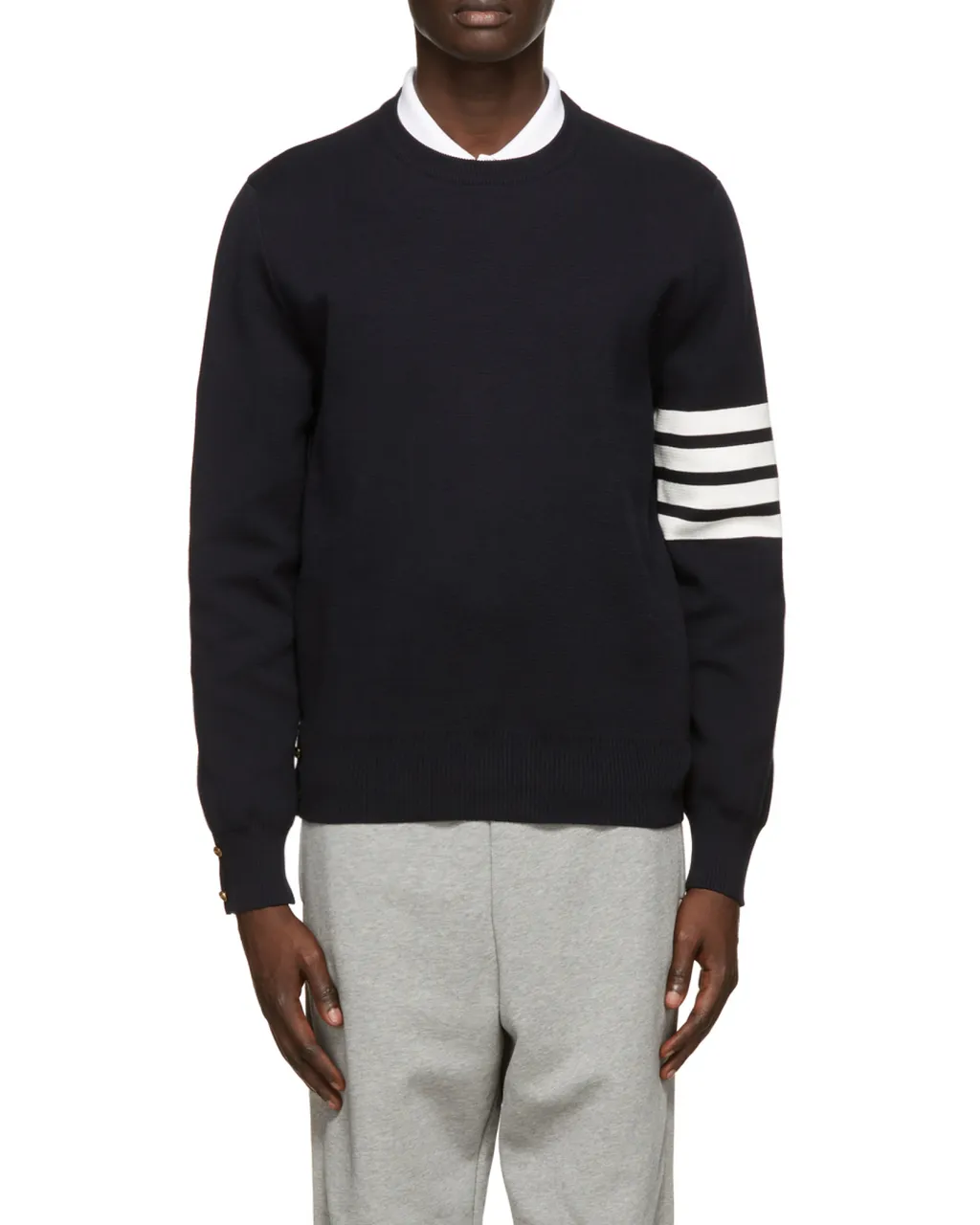 4-Bar Stripe Sweater