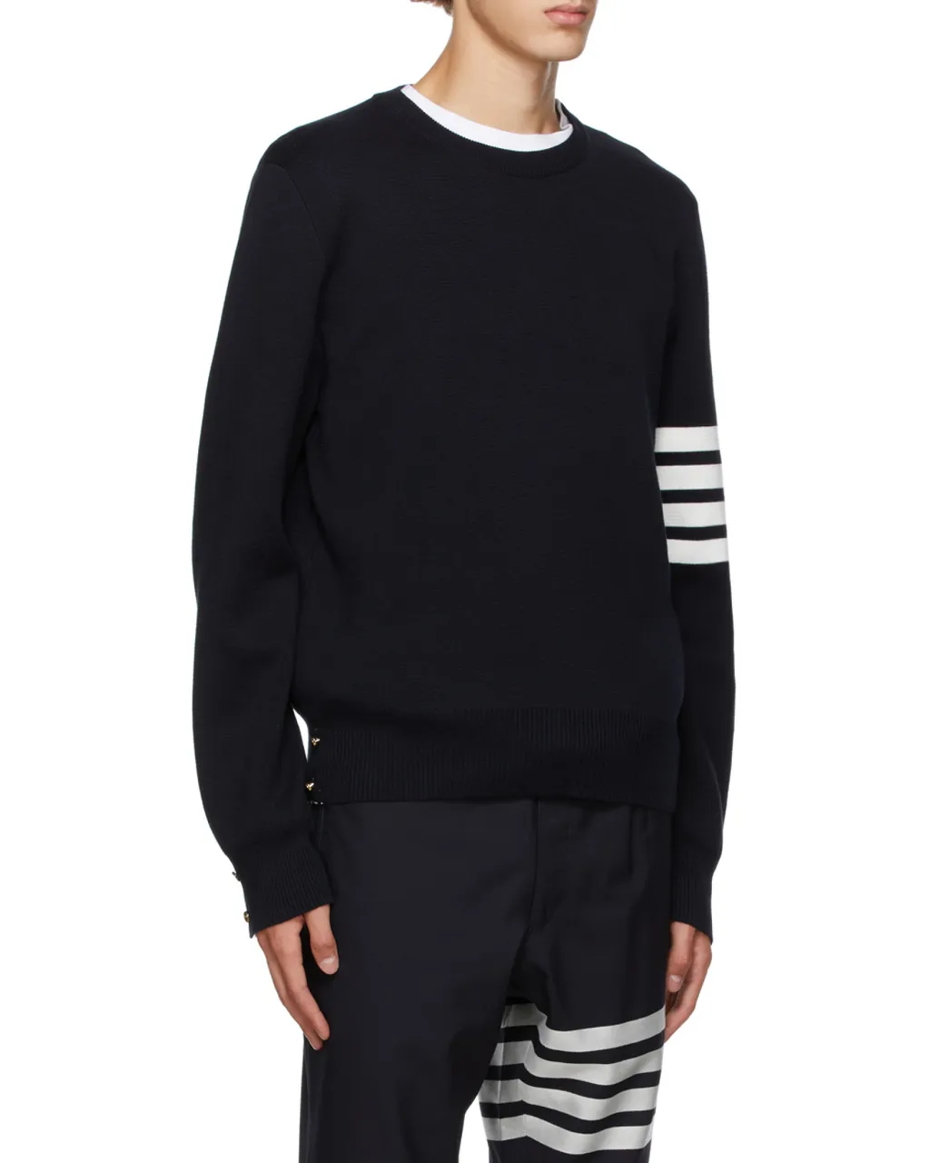 4-Bar Stripe Sweater